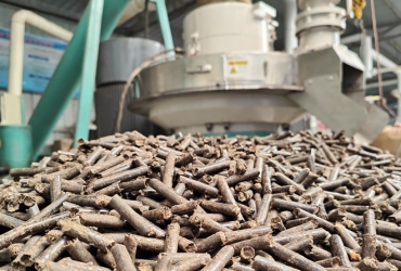 村里的廢木頭 農(nóng)作物秸稈怎么辦？有木屑顆粒機(jī)，好解決